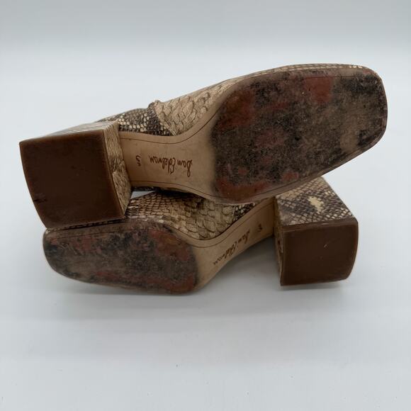 Sam Edelman Codie Snakeskin Casual Edgy Sophisticated Boots 6.5 - Picture 6 of 7
